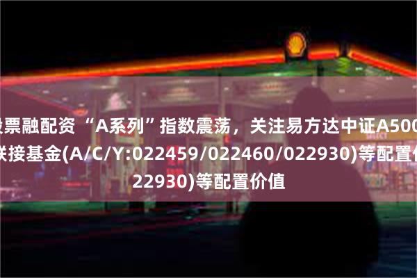 股票融配资 “A系列”指数震荡，关注易方达中证A500ETF联接基金(A/C/Y:022459/022460/022930)等配置价值